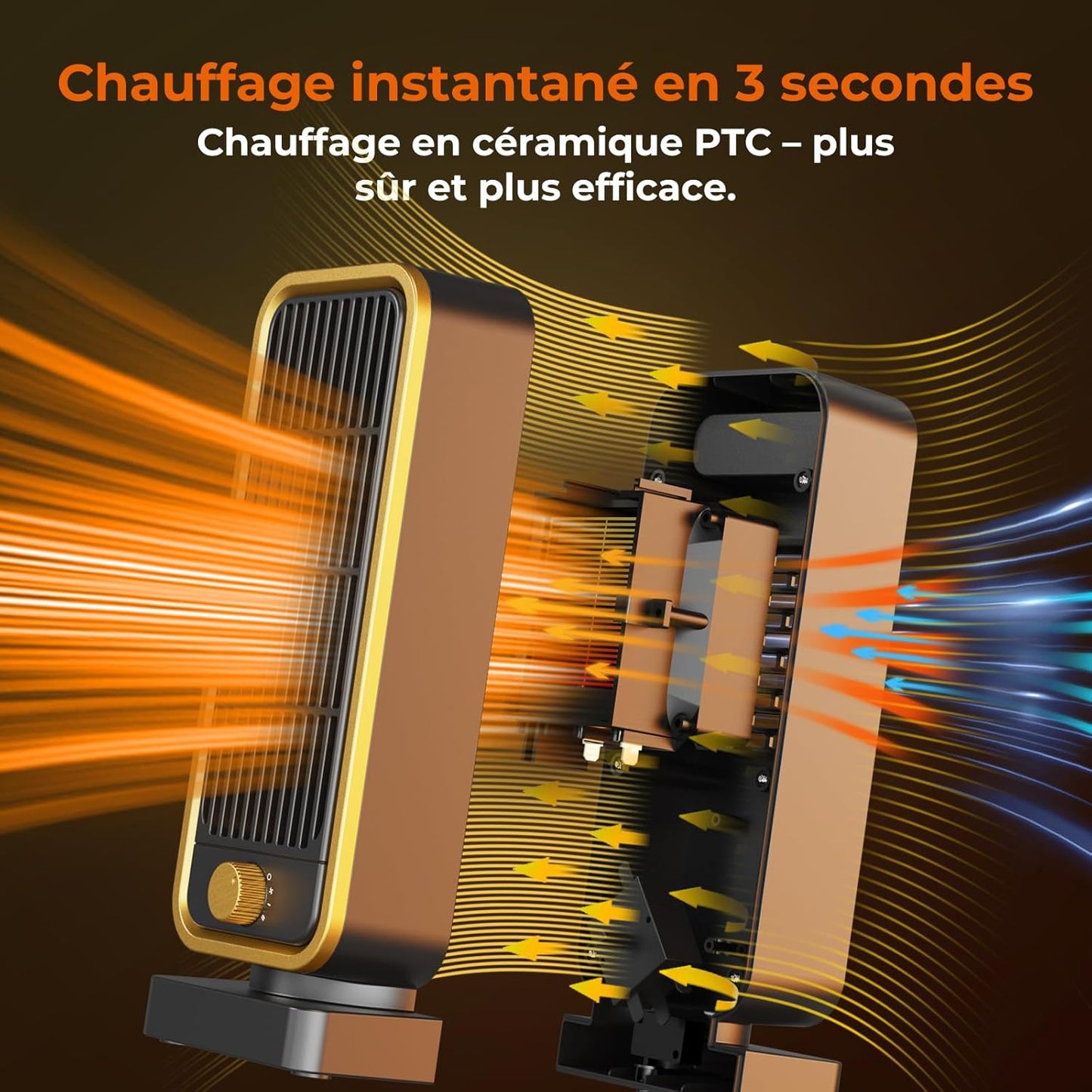 Radiateur Électrique 500W Fresko™