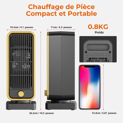 Radiateur Électrique 500W Fresko™