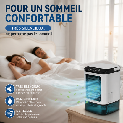 Mini Climatiseur Portable 3 Vitesses 900 ml