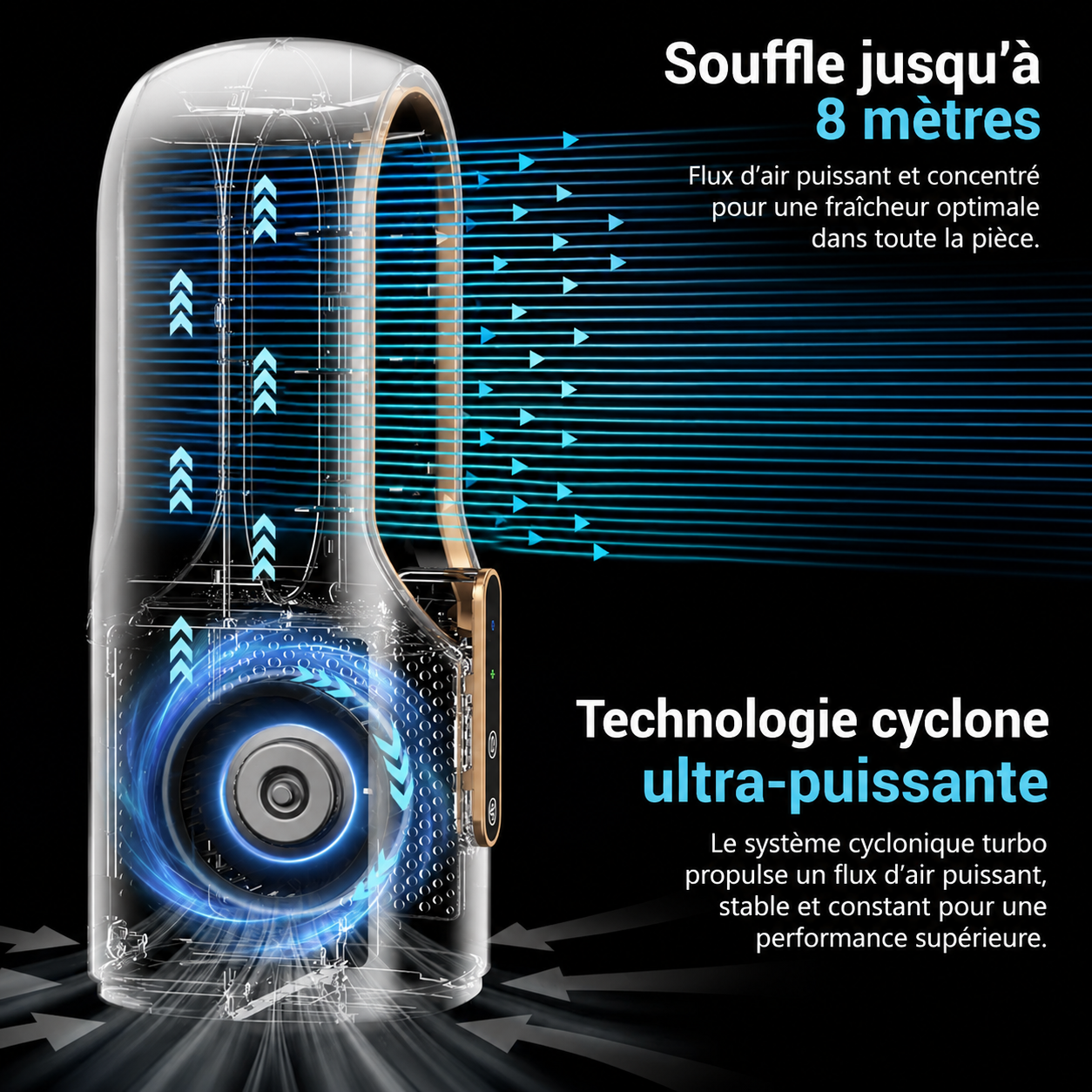 Ventilateur de Bureau Sans Pales Fresko™