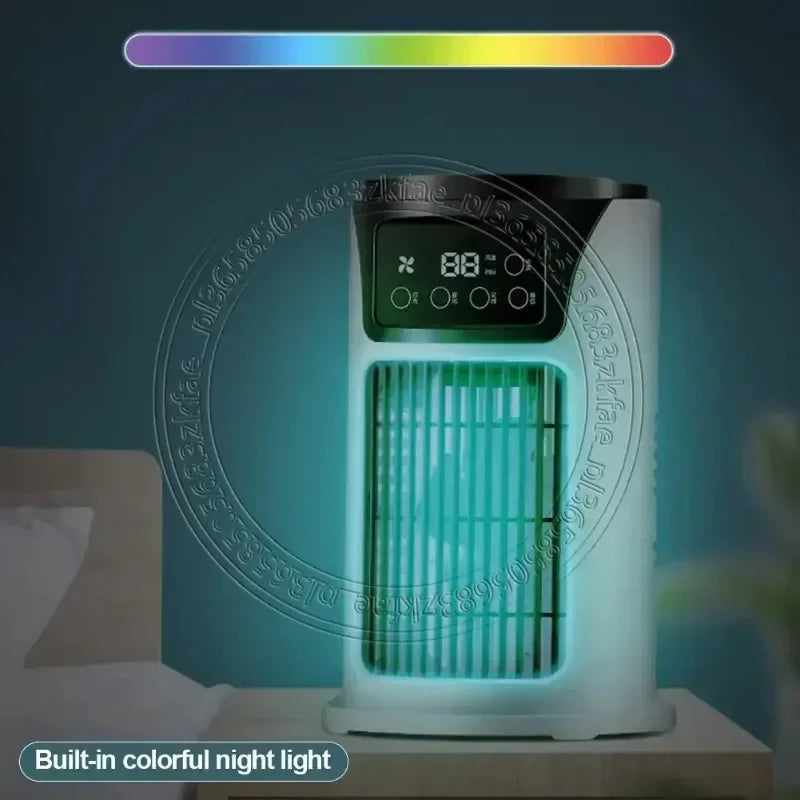 Cold Air-cooled Fan Multifunctional Portable Air Conditioner Small Evaporative Air Cooler Natural Fan for Home Room Desk