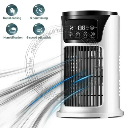 Cold Air-cooled Fan Multifunctional Portable Air Conditioner Small Evaporative Air Cooler Natural Fan for Home Room Desk